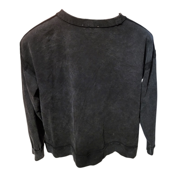 White Birch Football Sequin Long Sleeve Pullover Sweatshirt Size Small - Picture 2 of 5